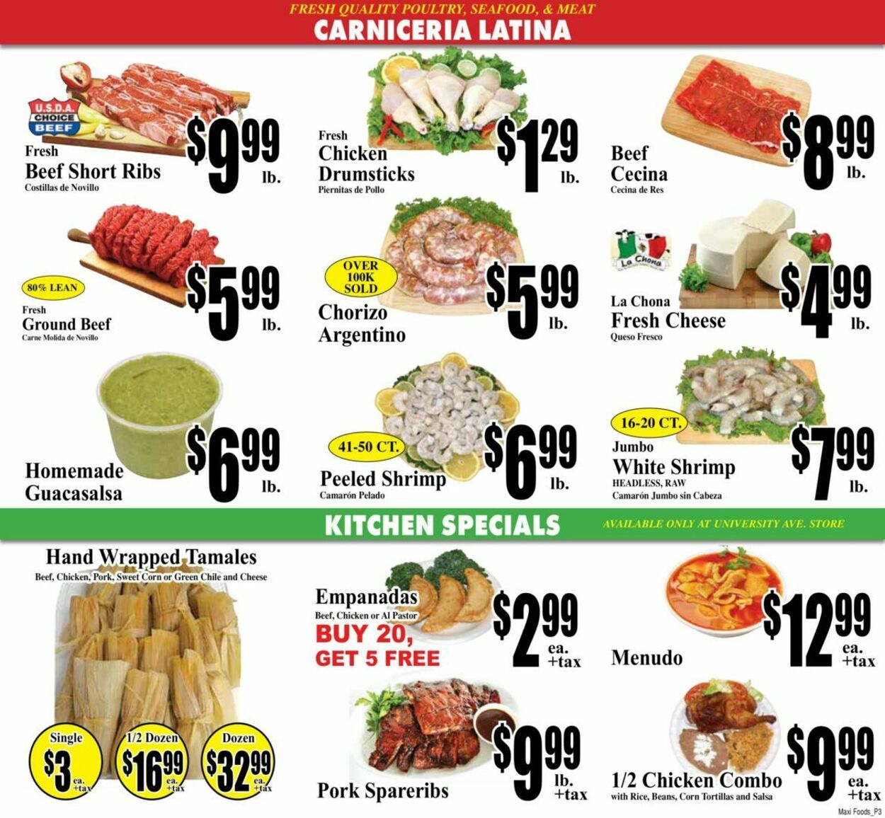 Weekly ad Maxi Foods 08/27/2025 - 09/02/2025