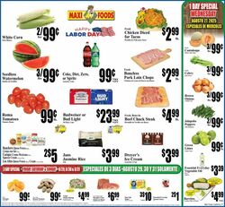 Weekly ad Maxi Foods 08/27/2025 - 09/02/2025