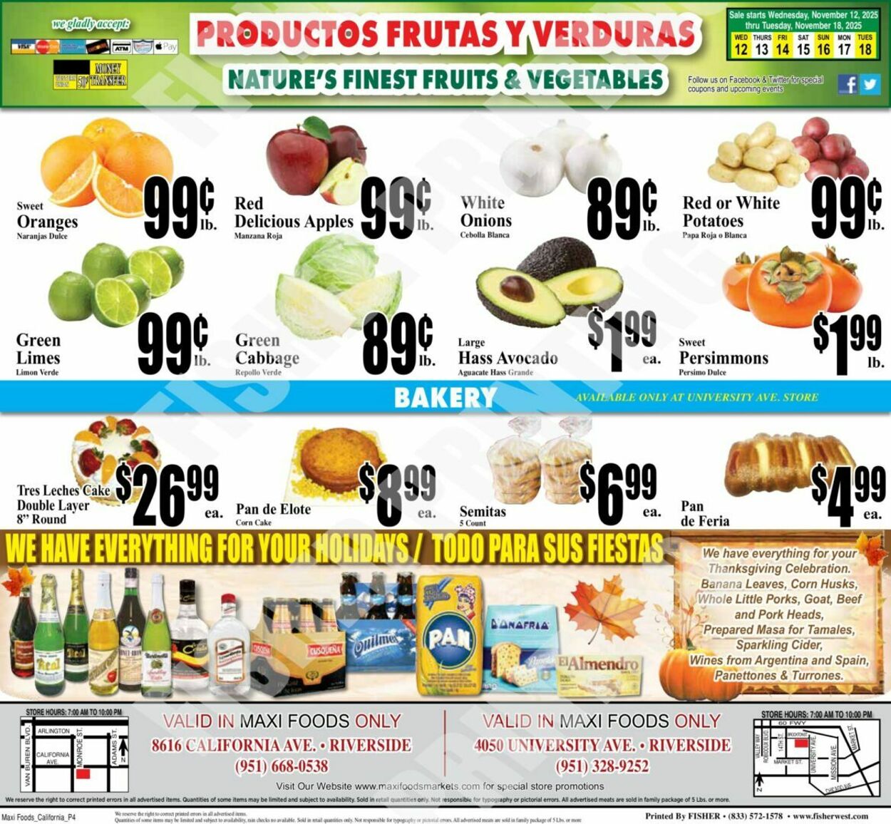 Weekly ad Maxi Foods 11/12/2025 - 11/18/2025