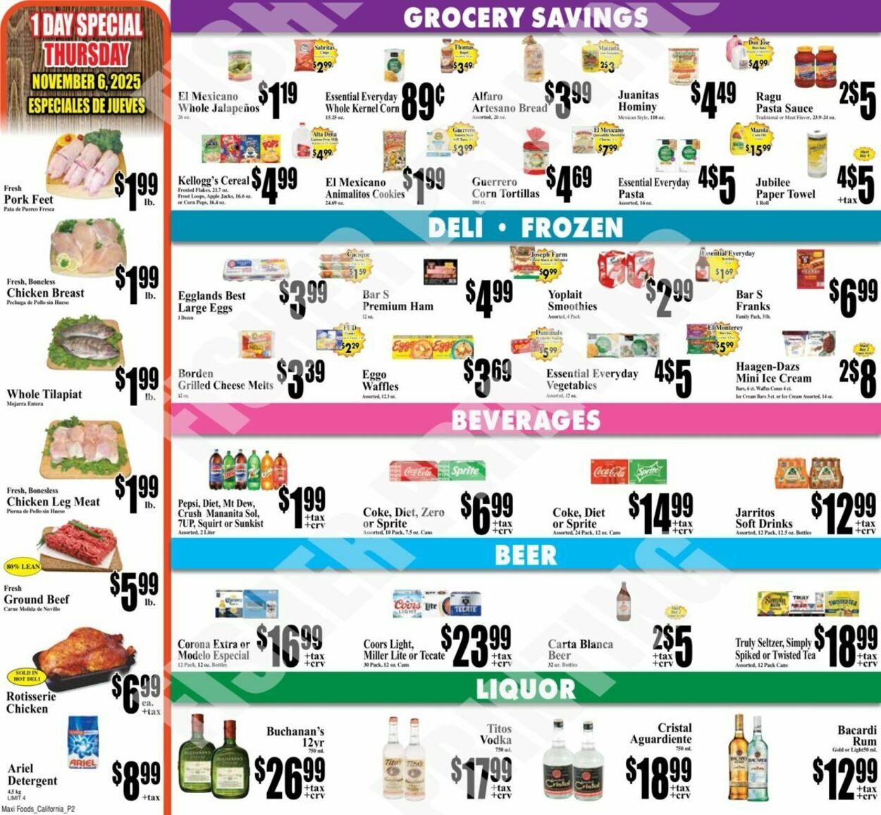Weekly ad Maxi Foods 11/05/2025 - 11/11/2025