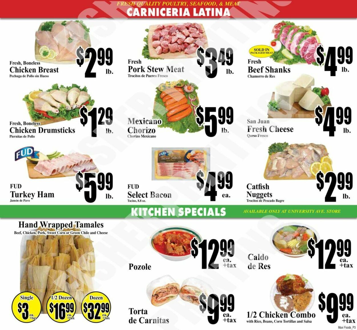 Weekly ad Maxi Foods 11/05/2025 - 11/11/2025