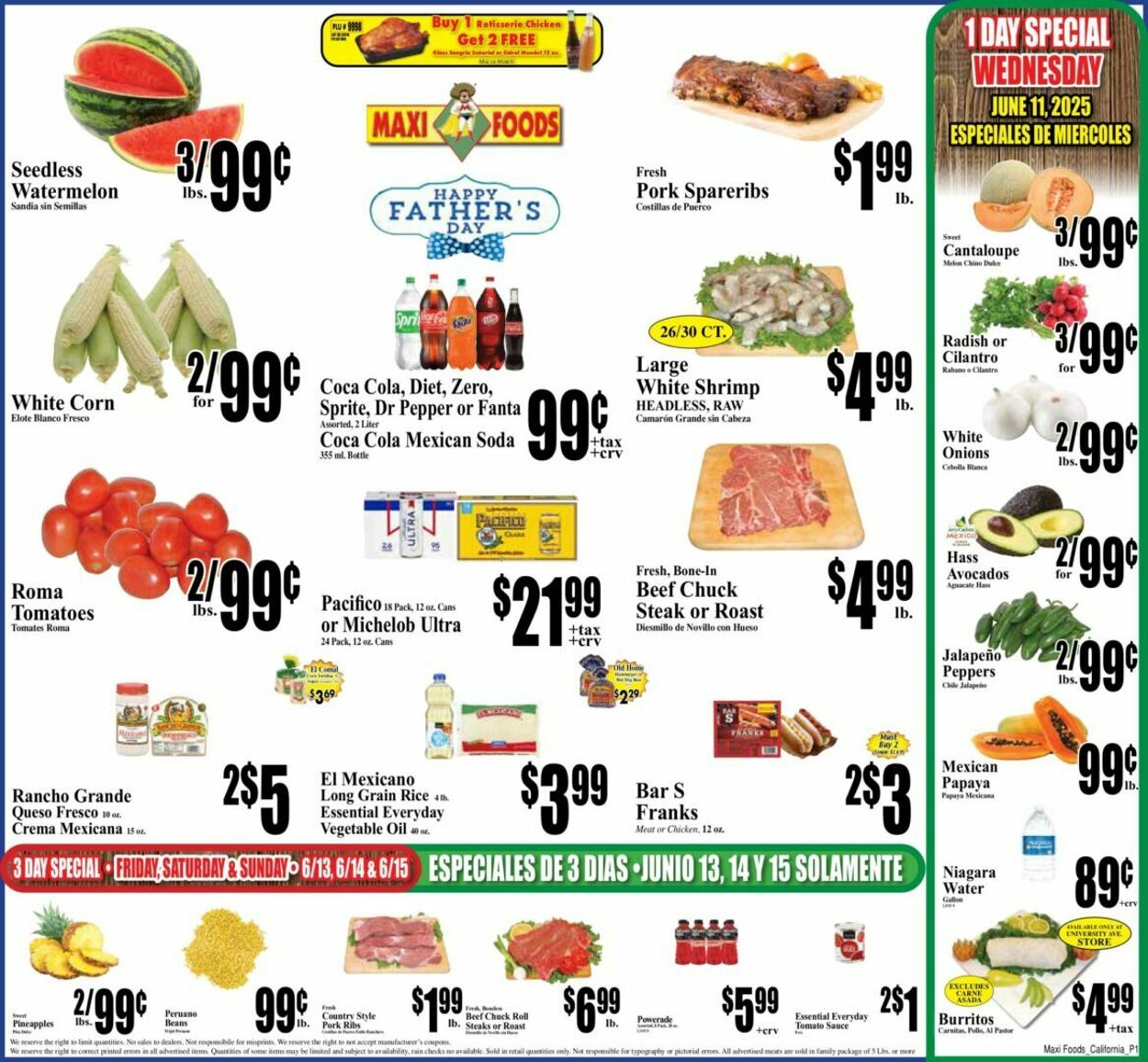 Weekly ad Maxi Foods 06/04/2025 - 06/10/2025