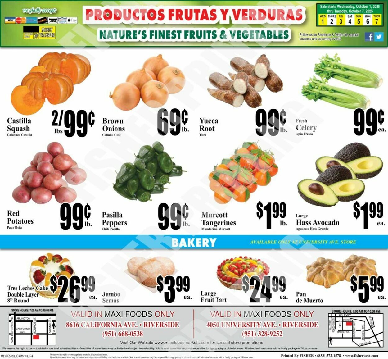 Weekly ad Maxi Foods 10/01/2025 - 10/07/2025