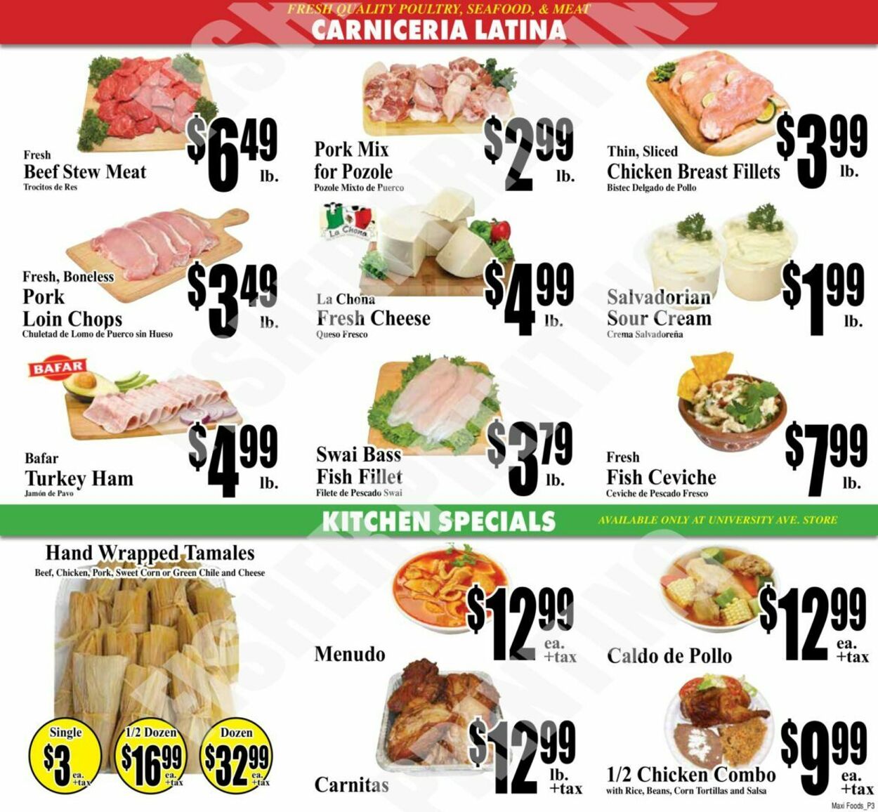 Weekly ad Maxi Foods 10/01/2025 - 10/07/2025