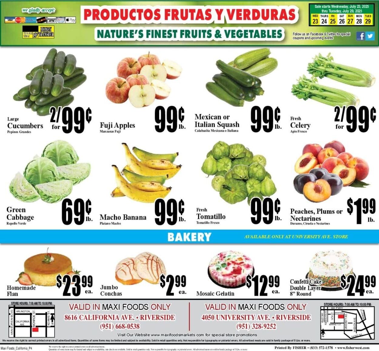 Weekly ad Maxi Foods 07/16/2025 - 07/22/2025