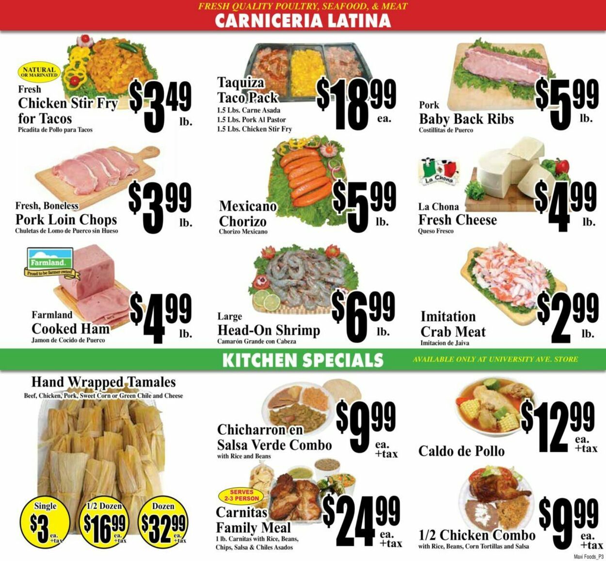Weekly ad Maxi Foods 07/16/2025 - 07/22/2025