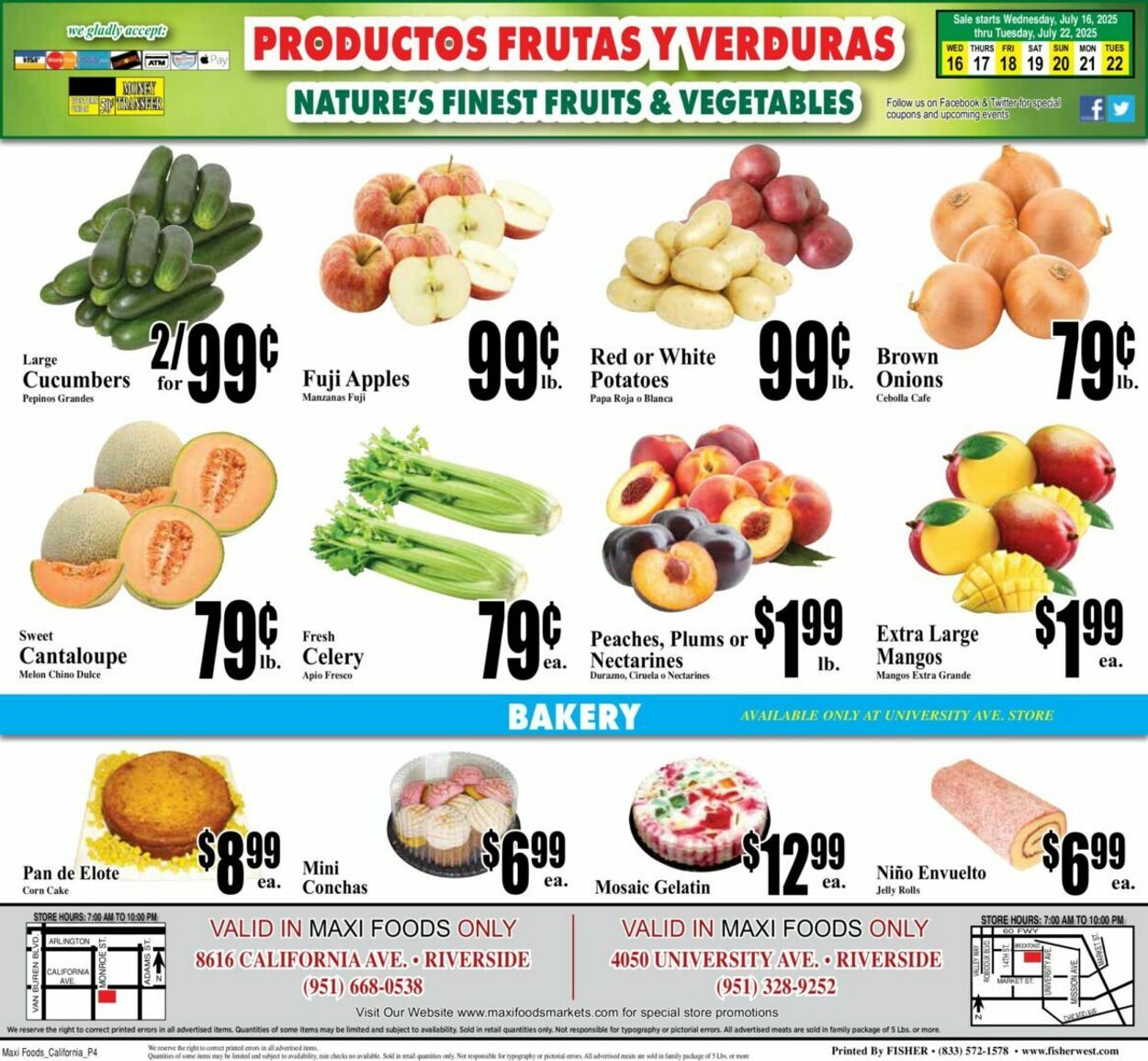Weekly ad Maxi Foods 07/16/2025 - 07/22/2025