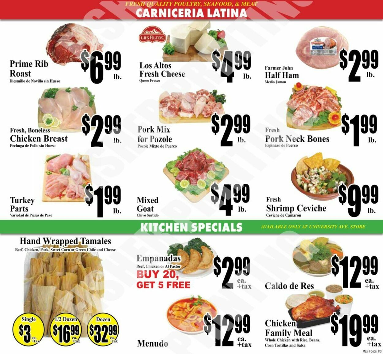 Weekly ad Maxi Foods 11/19/2025 - 11/25/2025