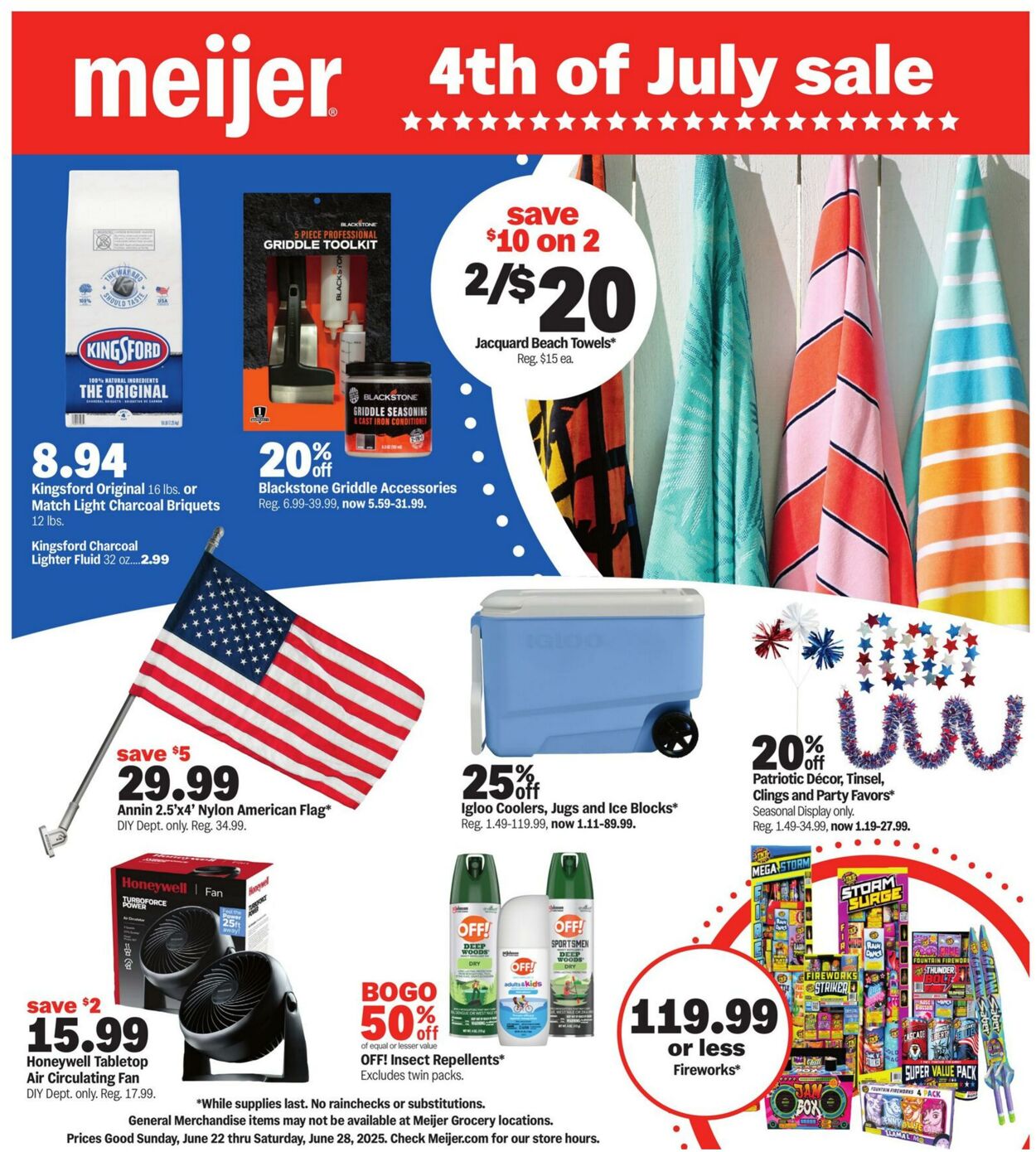 Weekly ad Meijer 06/22/2025 - 07/05/2025