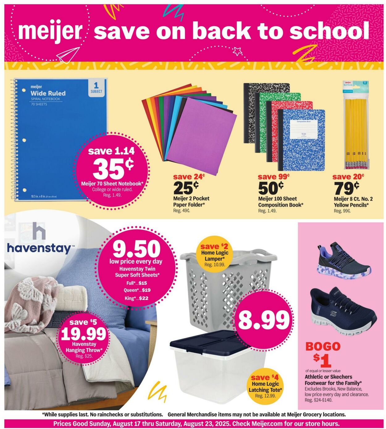 Weekly ad Meijer 08/17/2025 - 08/23/2025