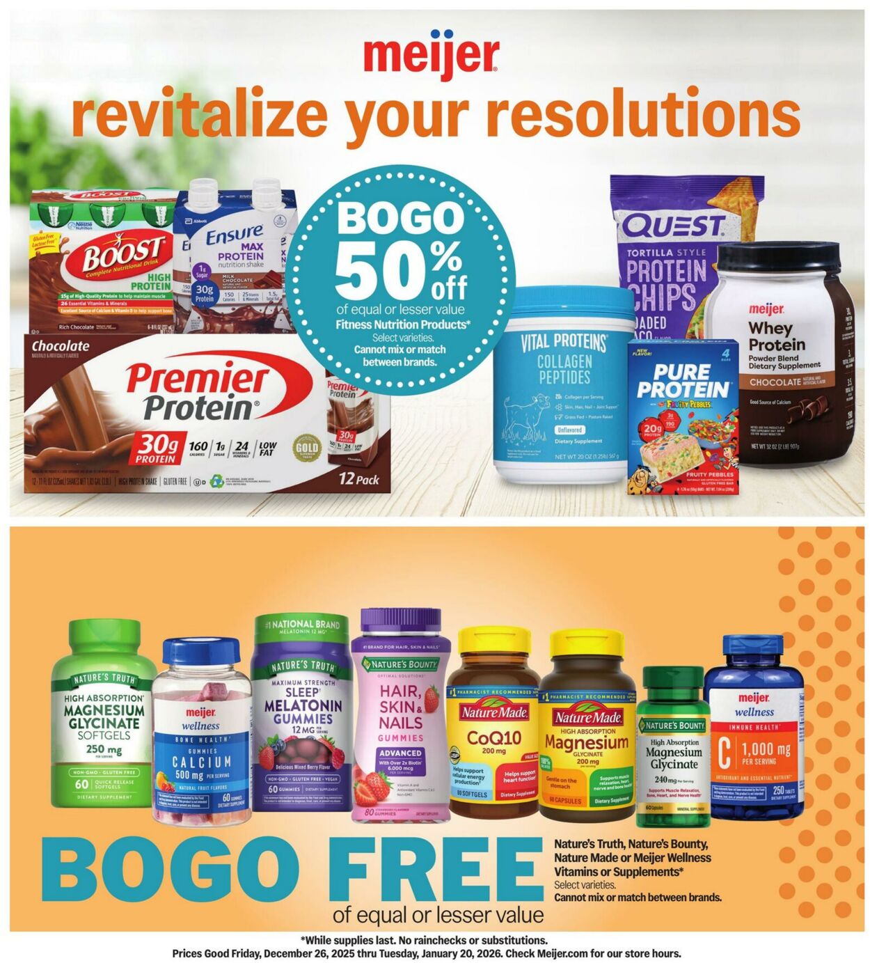 Weekly ad Meijer 12/26/2025 - 01/20/2026