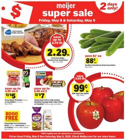 Weekly ad Meijer 05/08/2026 - 05/09/2026