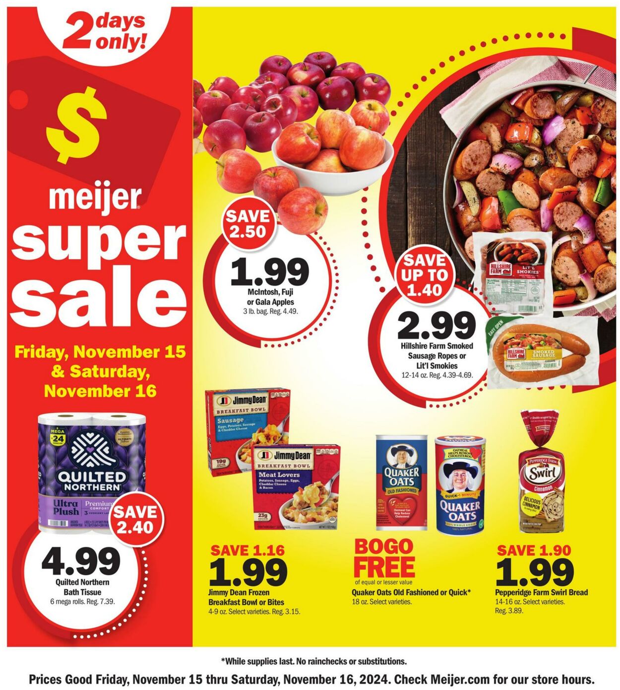 Weekly ad Meijer 11/15/2024 - 11/16/2024