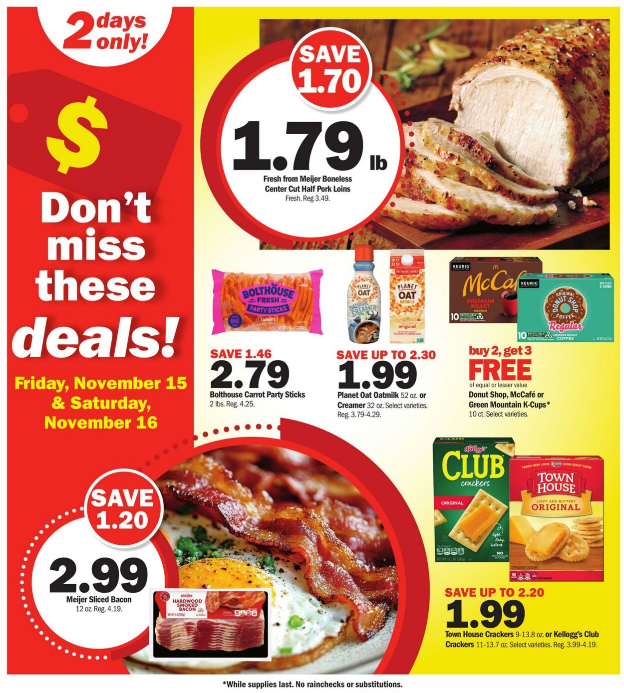 Weekly ad Meijer 11/15/2024 - 11/16/2024