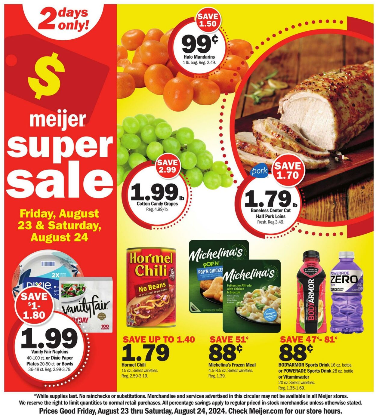 Weekly ad Meijer 08/23/2024 - 08/24/2024