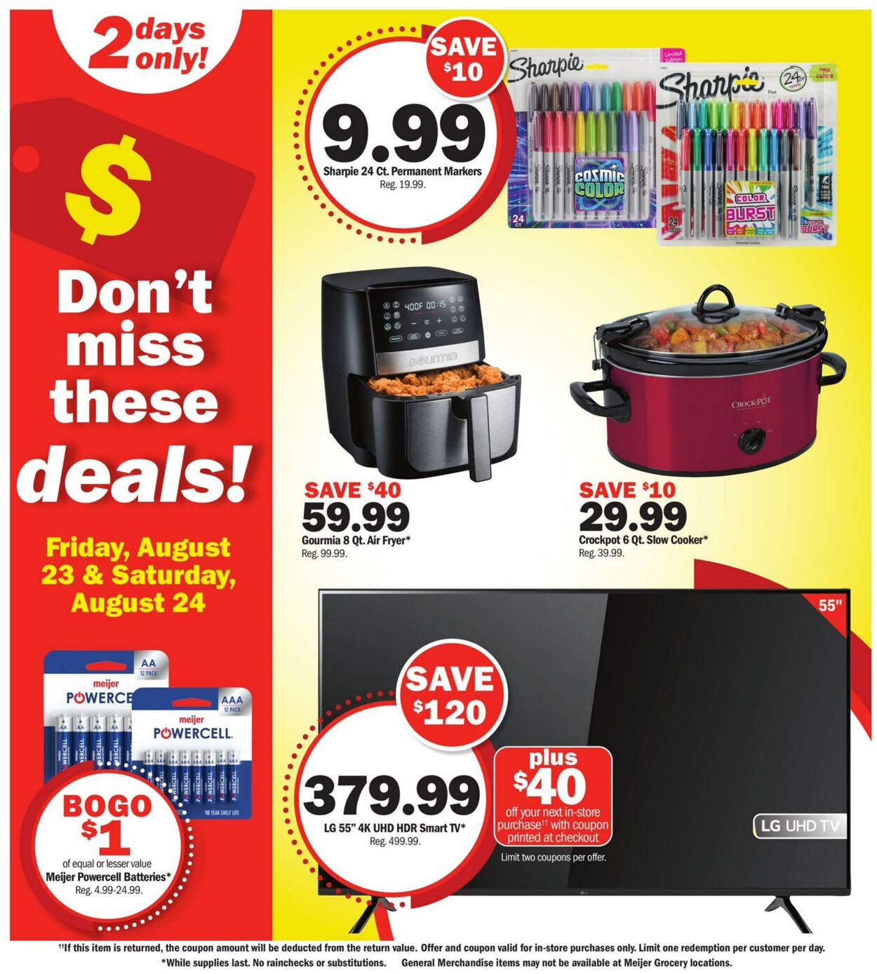 Weekly ad Meijer 08/23/2024 - 08/24/2024