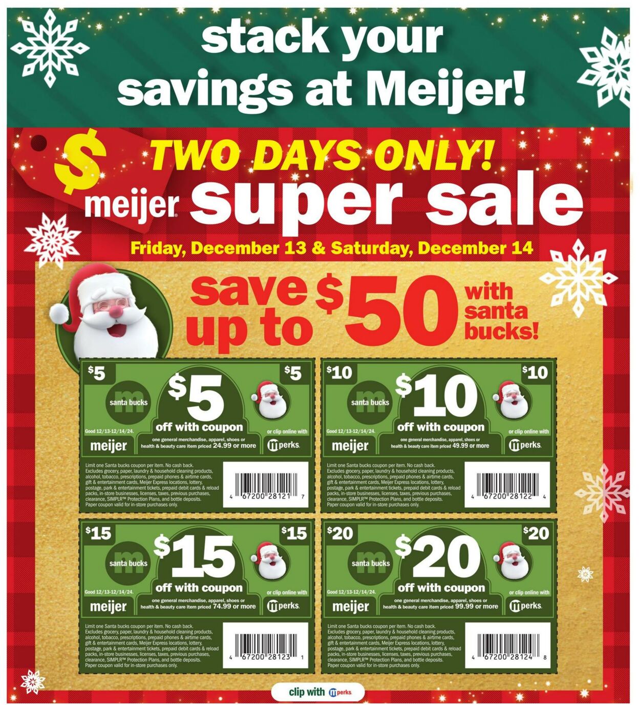 Weekly ad Meijer 12/13/2024 - 12/14/2024