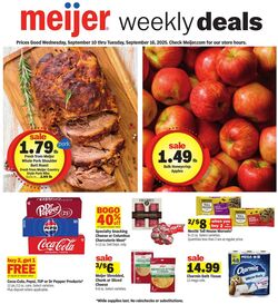 Weekly ad Meijer 09/10/2025 - 09/16/2025