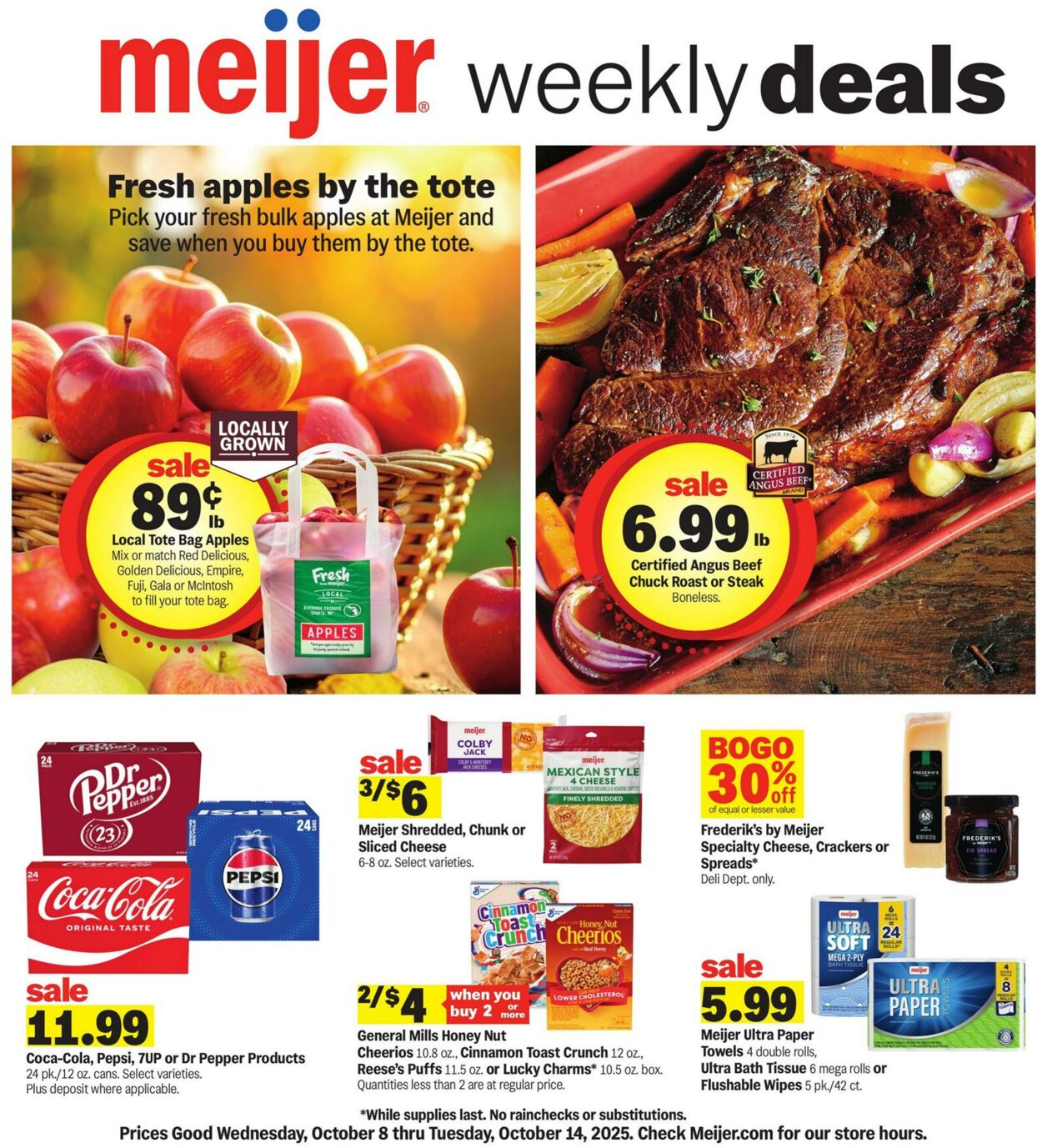 Weekly ad Meijer 10/08/2025 - 10/14/2025