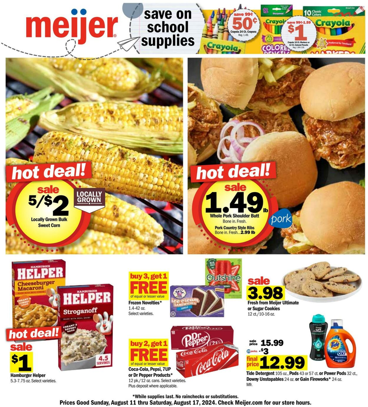 Weekly ad Meijer 08/11/2024 - 08/17/2024