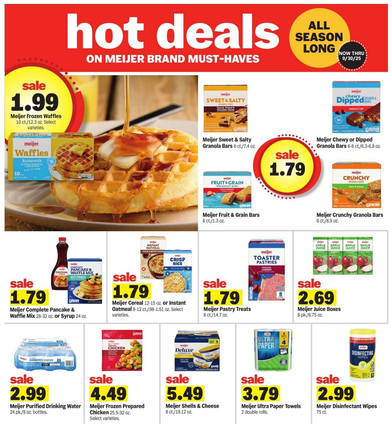 Weekly ad Meijer 08/17/2025 - 08/23/2025