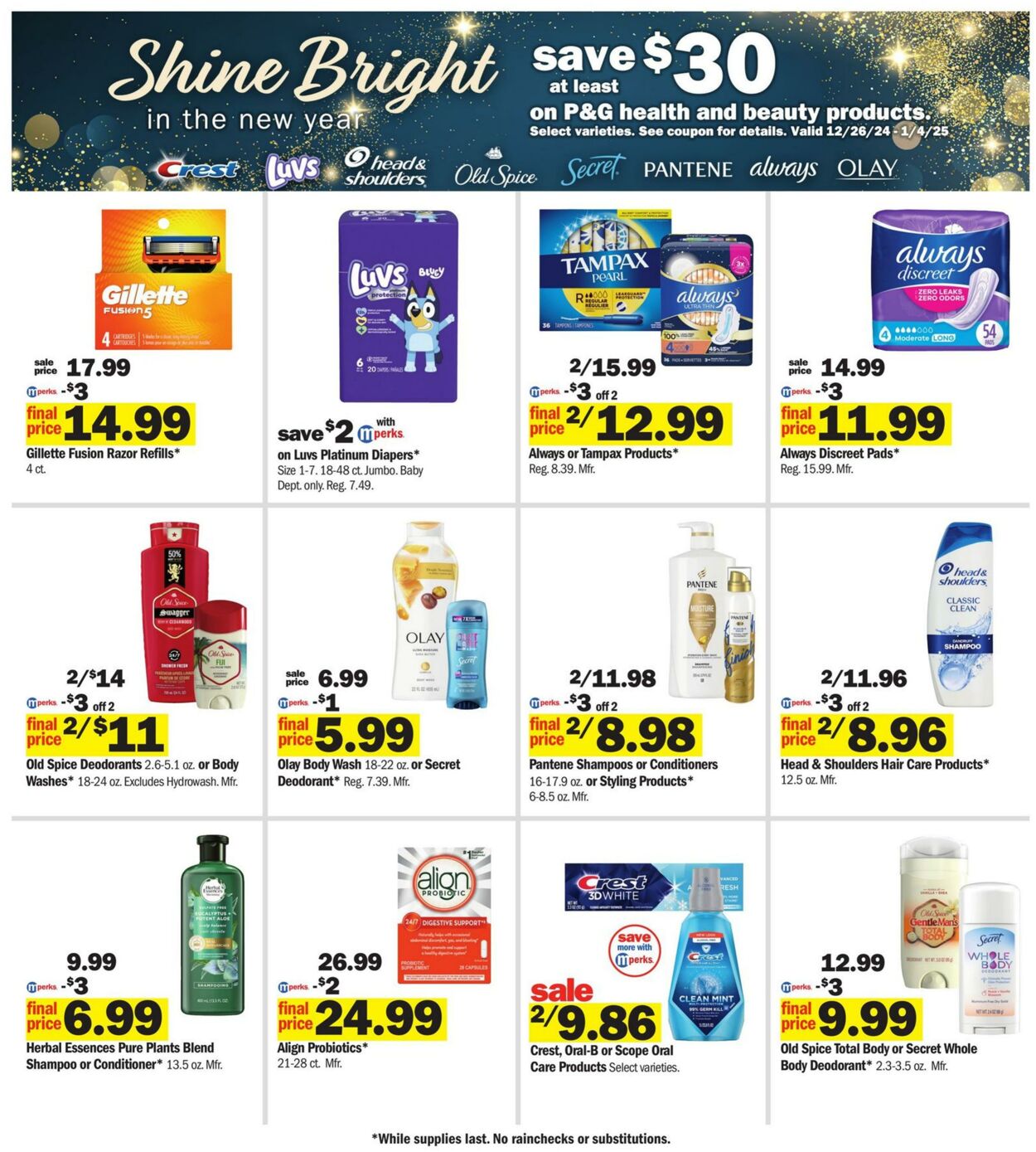 Weekly ad Meijer 12/26/2024 - 01/04/2025