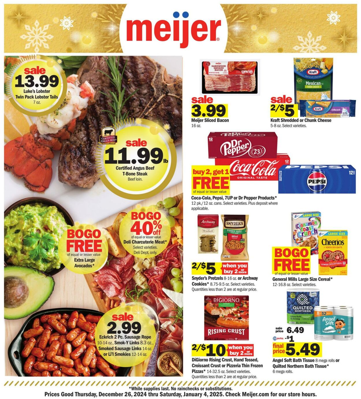 Weekly ad Meijer 12/26/2024 - 01/04/2025