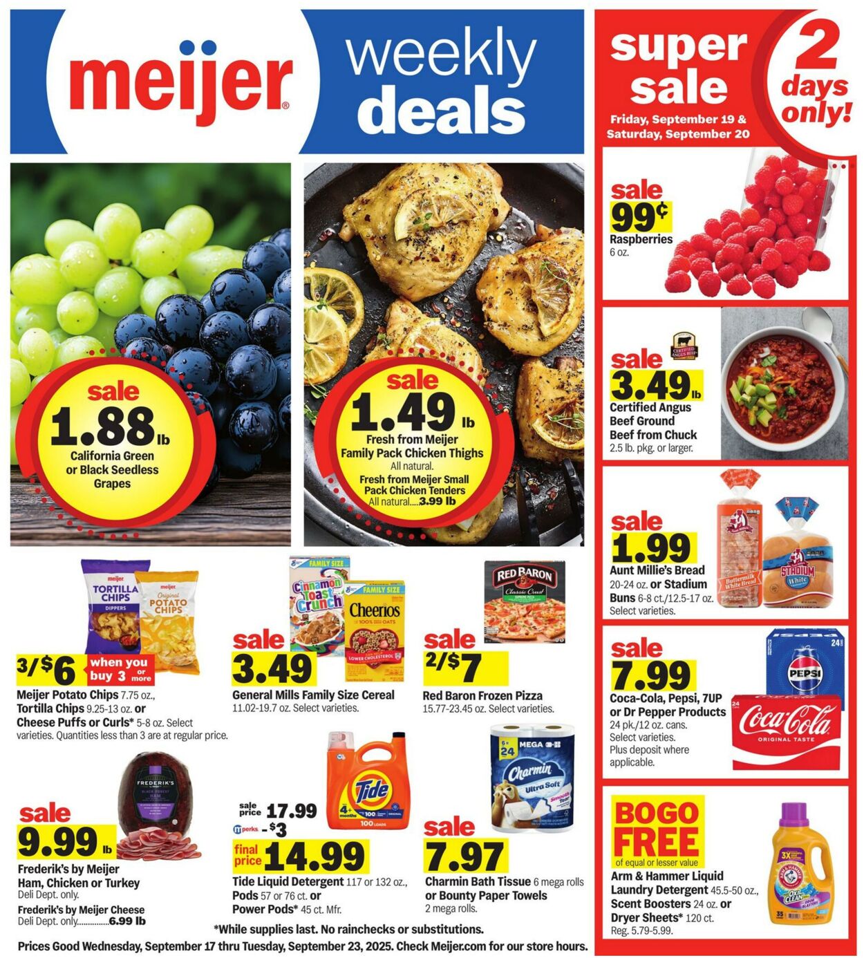 Weekly ad Meijer 09/17/2025 - 09/23/2025