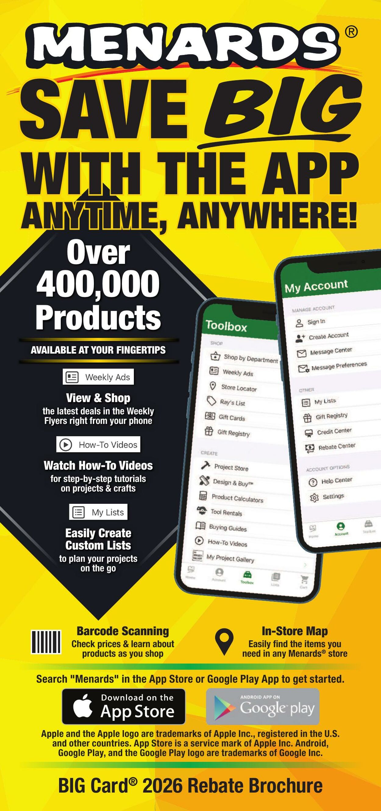 Weekly ad Menards 01/01/2026 - 12/31/2026