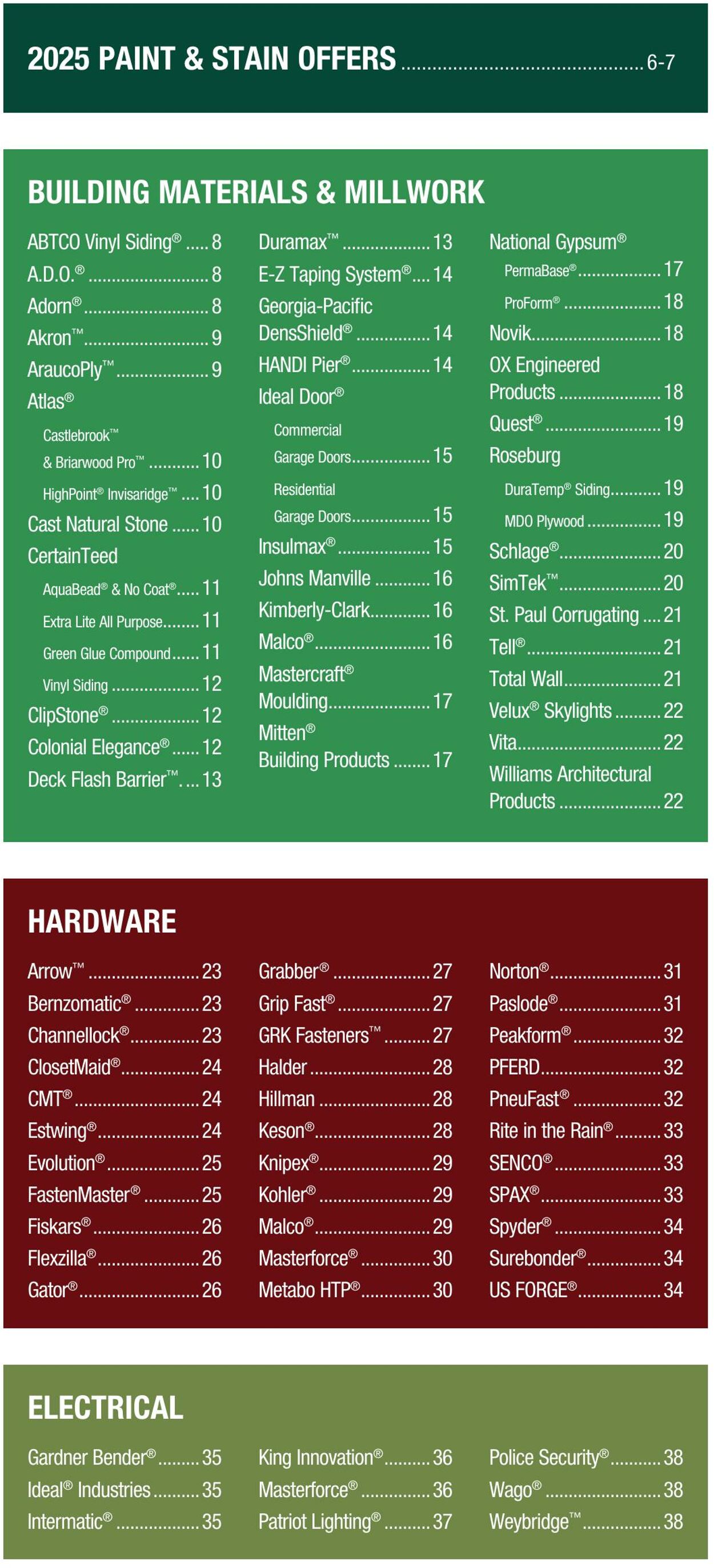 Weekly ad Menards 01/01/2025 - 12/31/2025