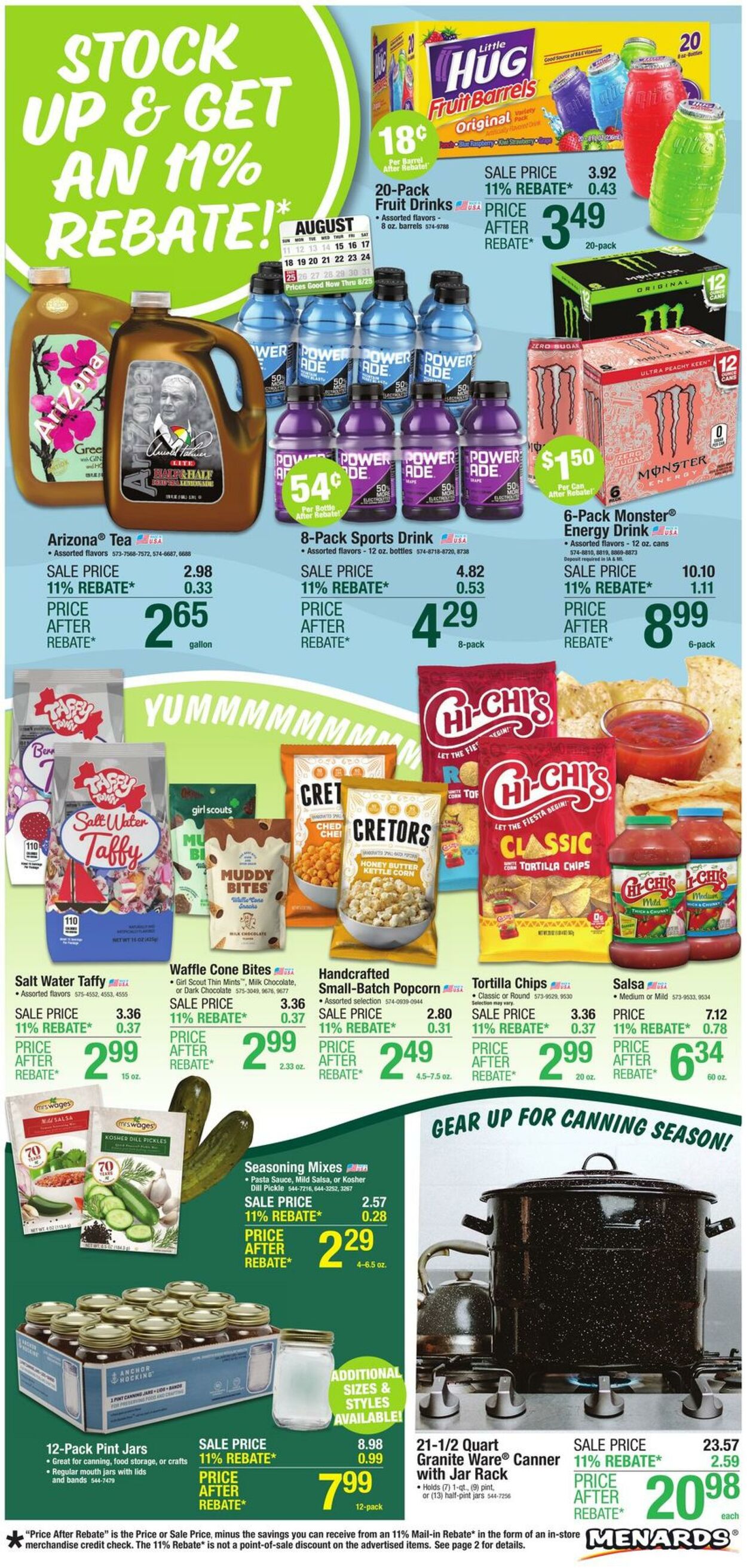 Weekly ad Menards 08/14/2024 - 08/25/2024