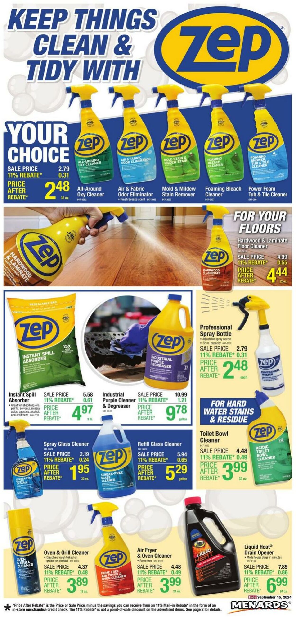 Weekly ad Menards 09/05/2024 - 09/15/2024