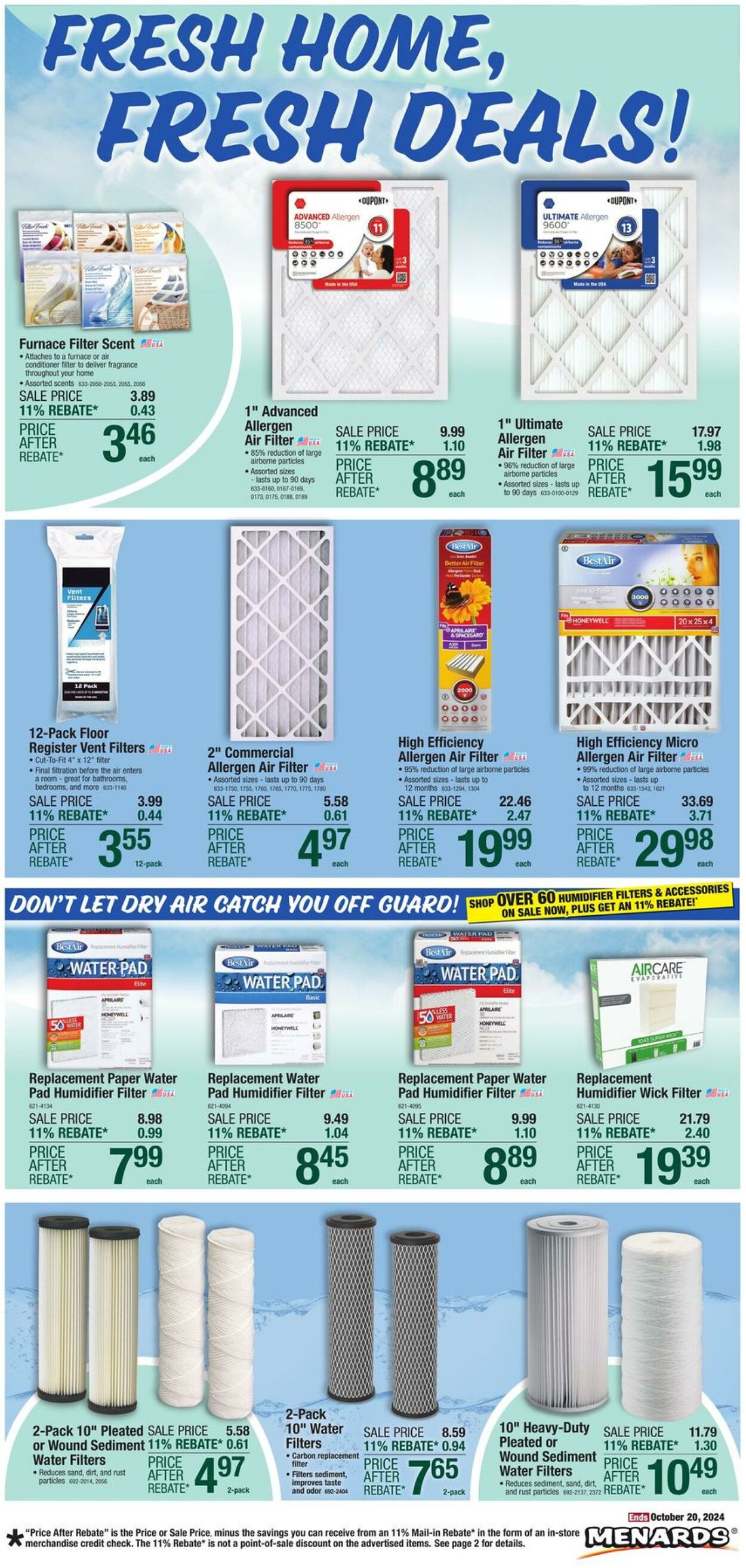 Weekly ad Menards 10/09/2024 - 10/20/2024