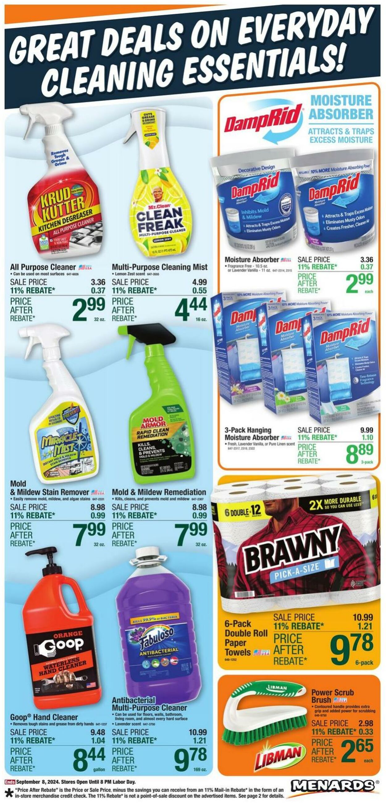 Weekly ad Menards 08/28/2024 - 09/08/2024