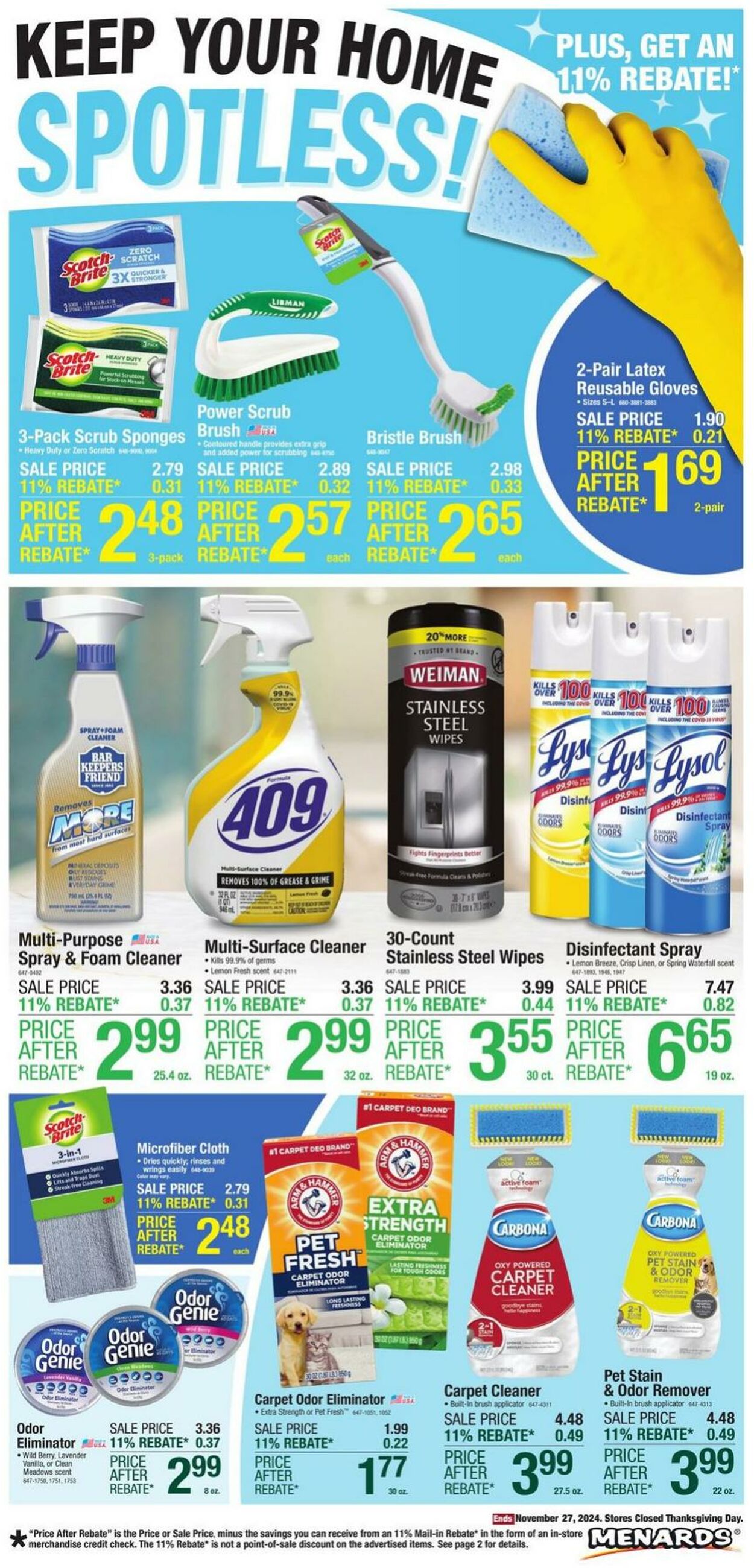 Weekly ad Menards 11/20/2024 - 11/27/2024