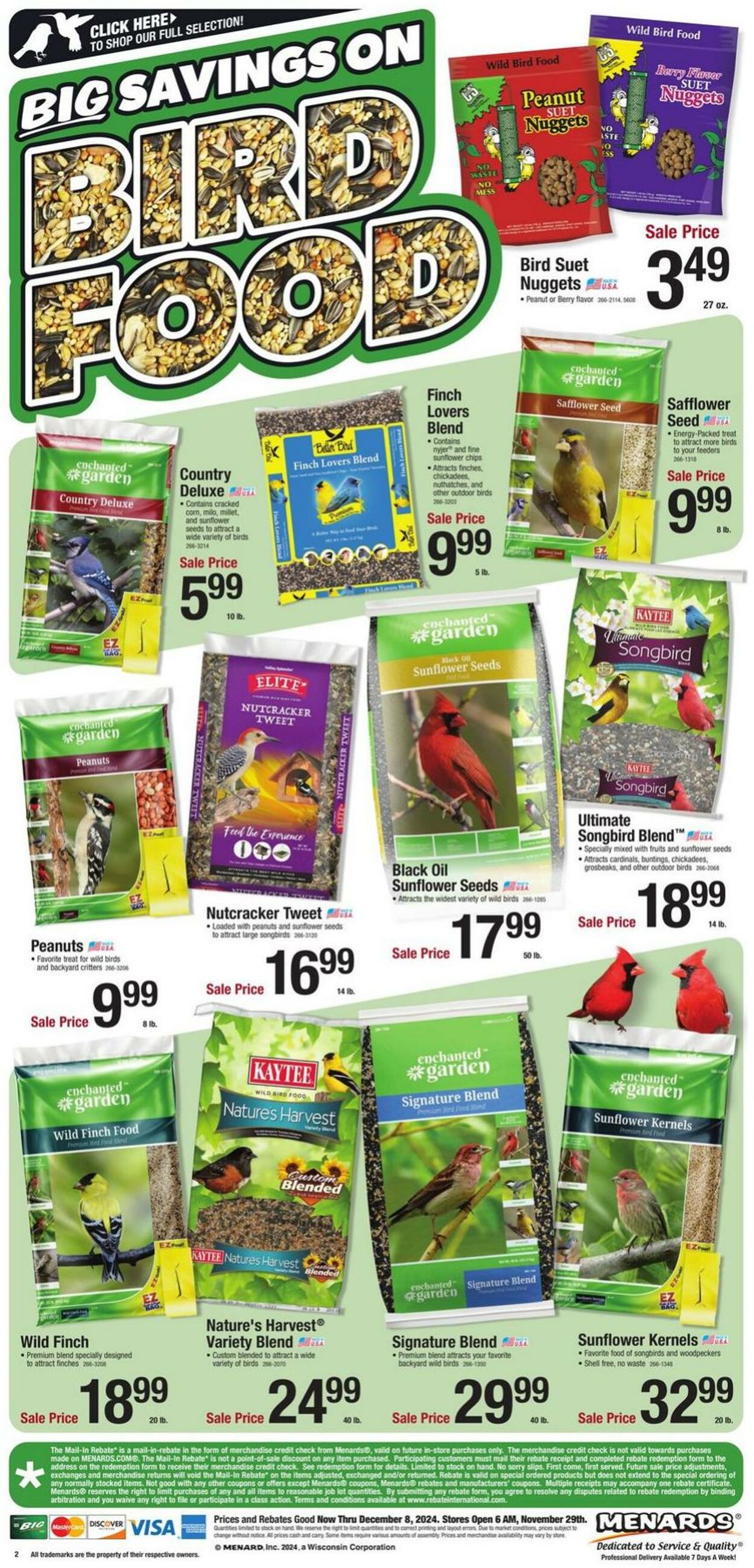 Weekly ad Menards 11/29/2024 - 12/08/2024