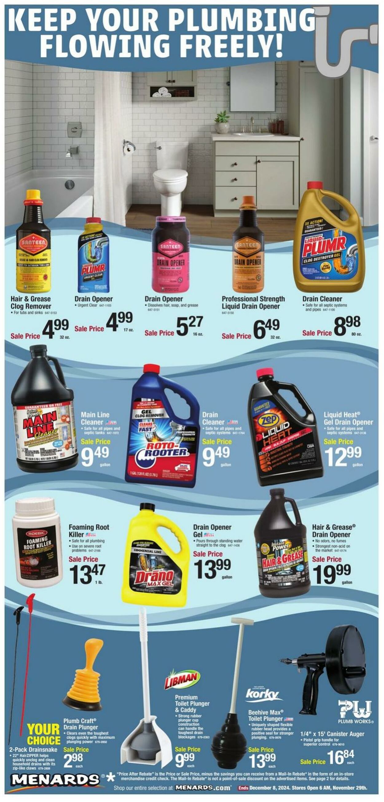 Weekly ad Menards 11/29/2024 - 12/08/2024