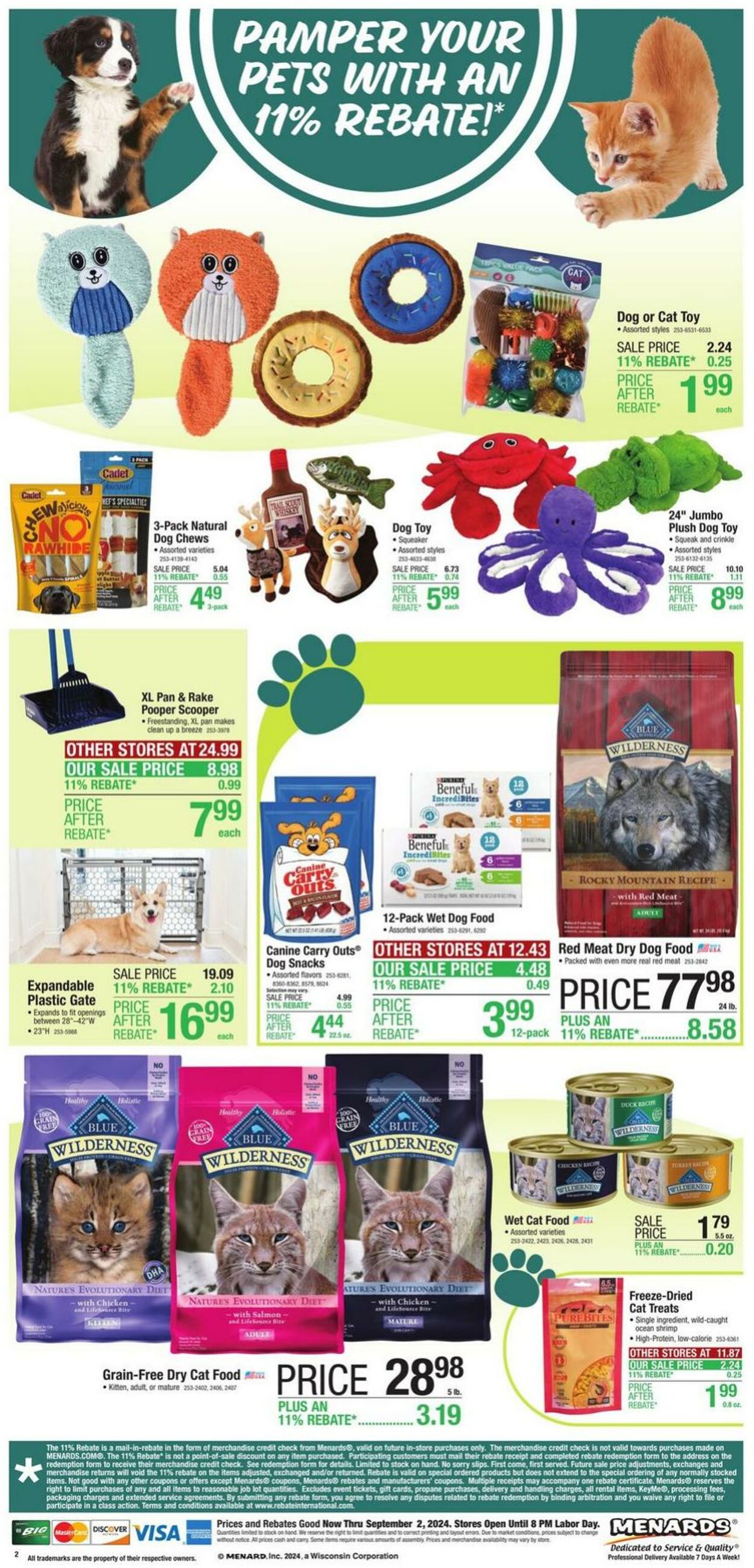 Weekly ad Menards 08/21/2024 - 09/02/2024