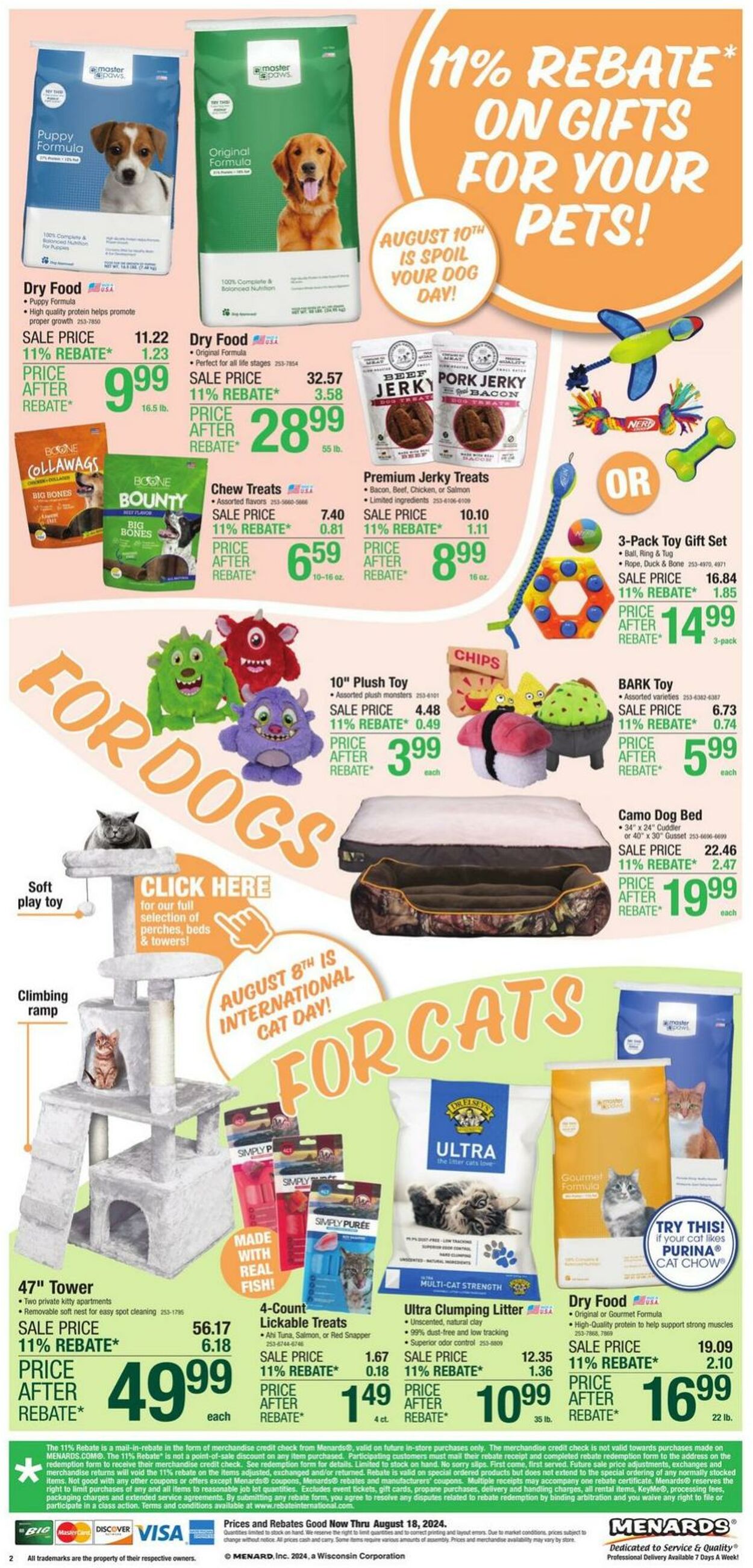 Weekly ad Menards 08/07/2024 - 08/18/2024