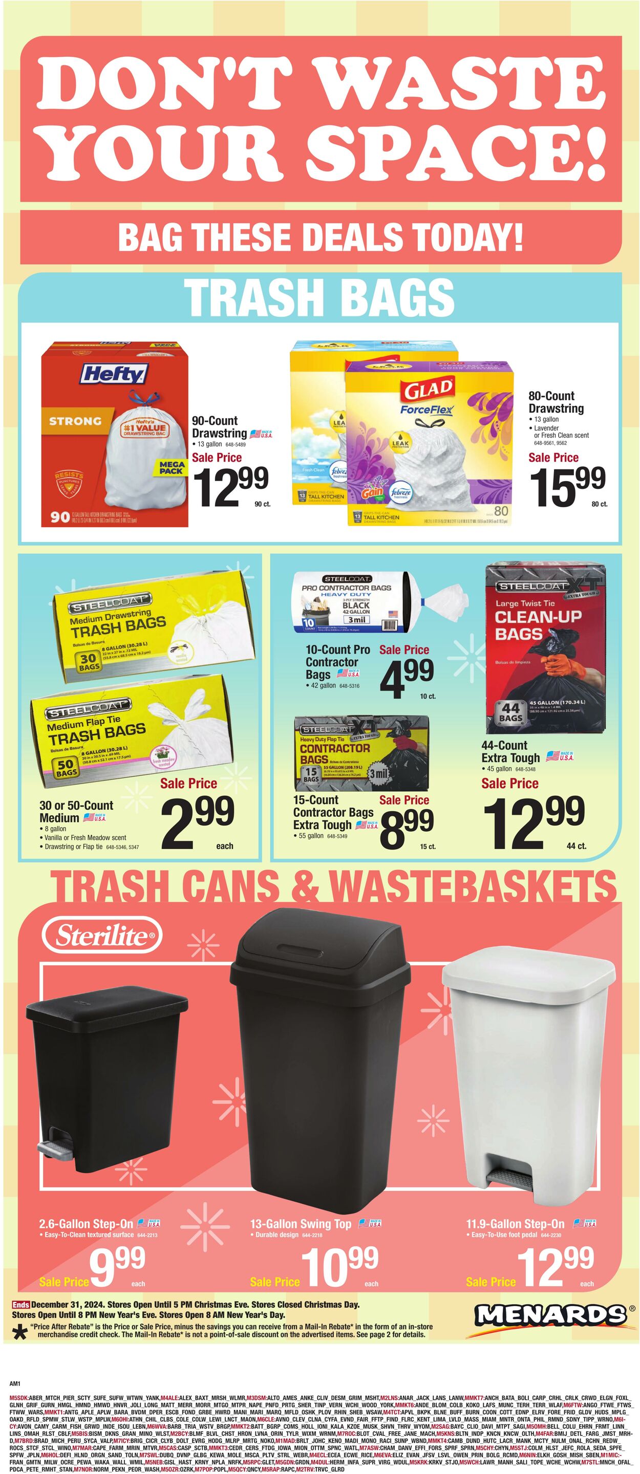 Weekly ad Menards 12/18/2024 - 12/31/2024