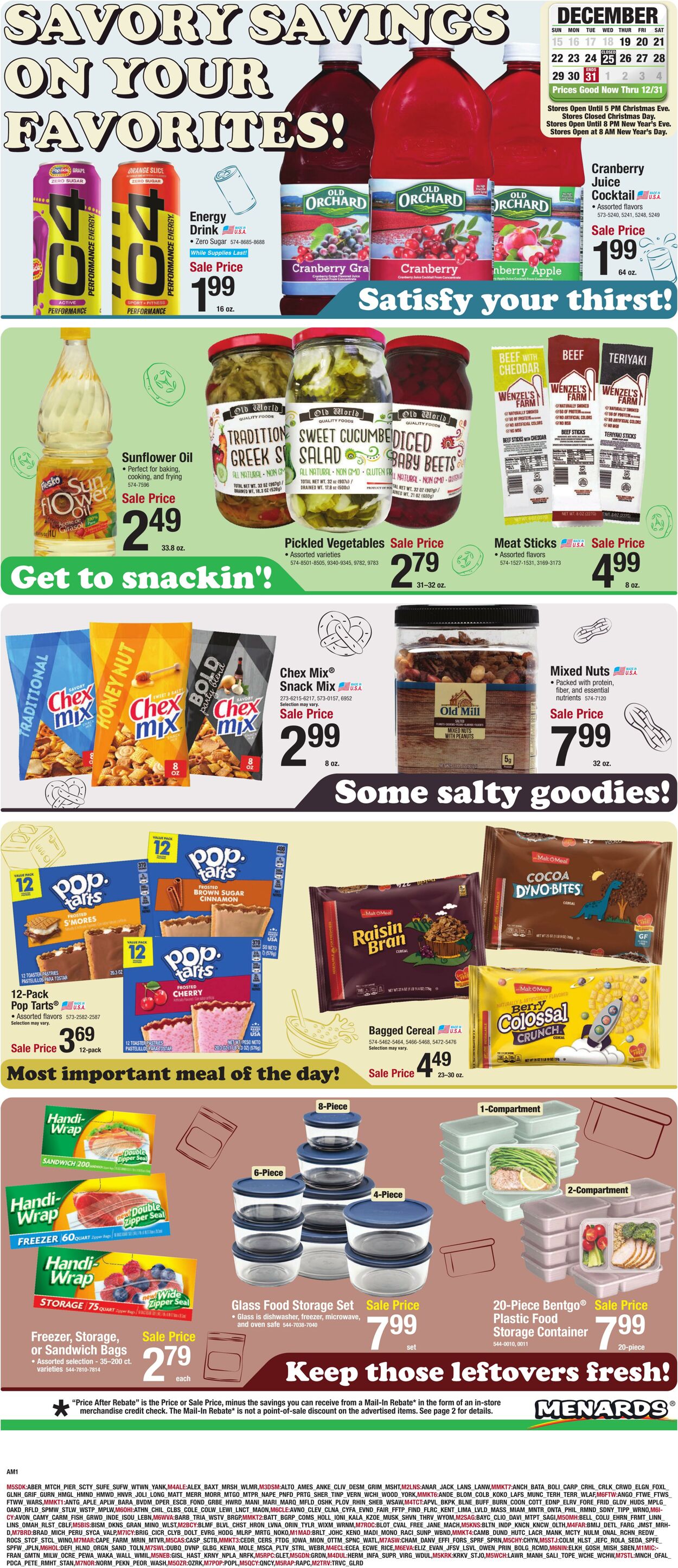 Menards Promotional weekly ads