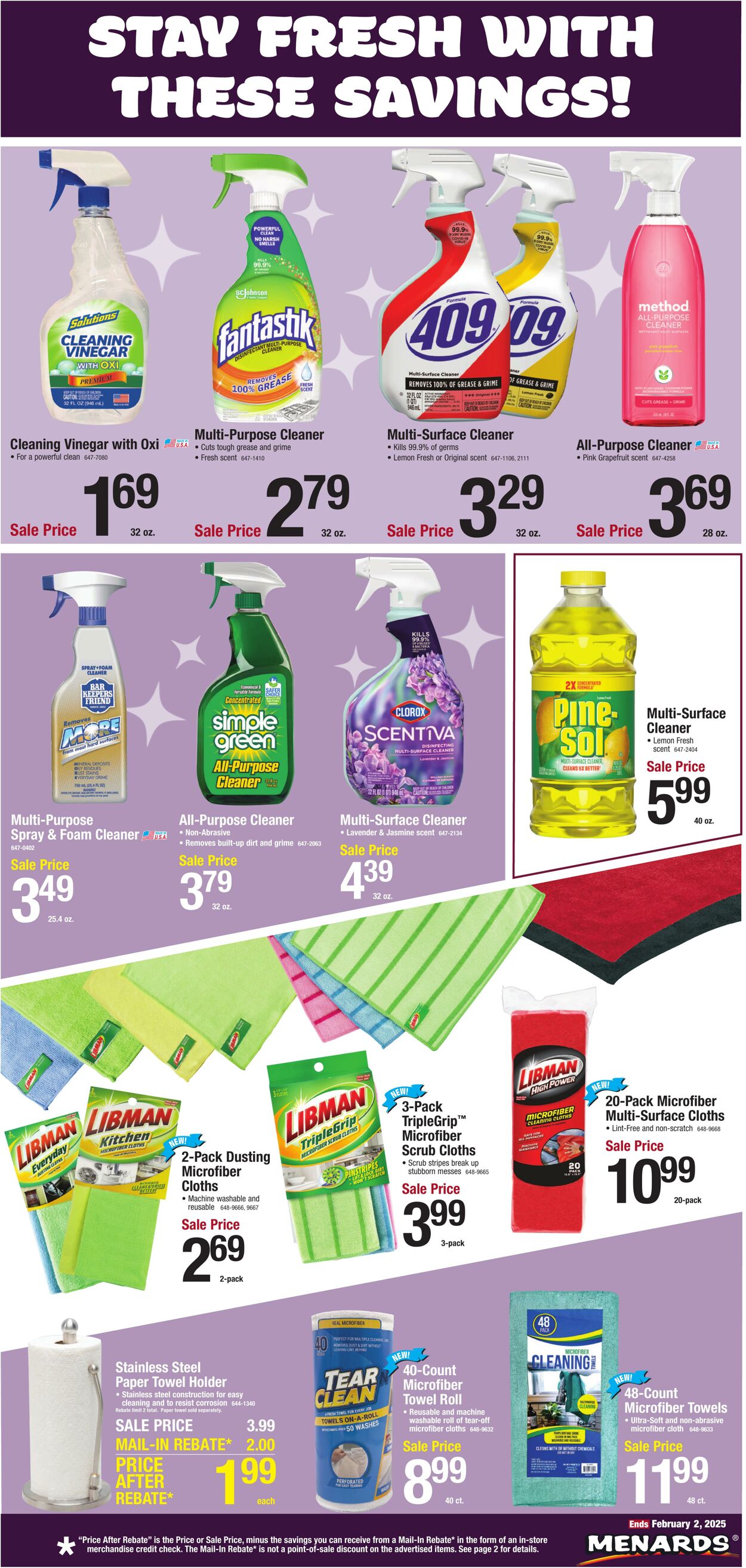 Weekly ad Menards 01/22/2025 - 02/02/2025