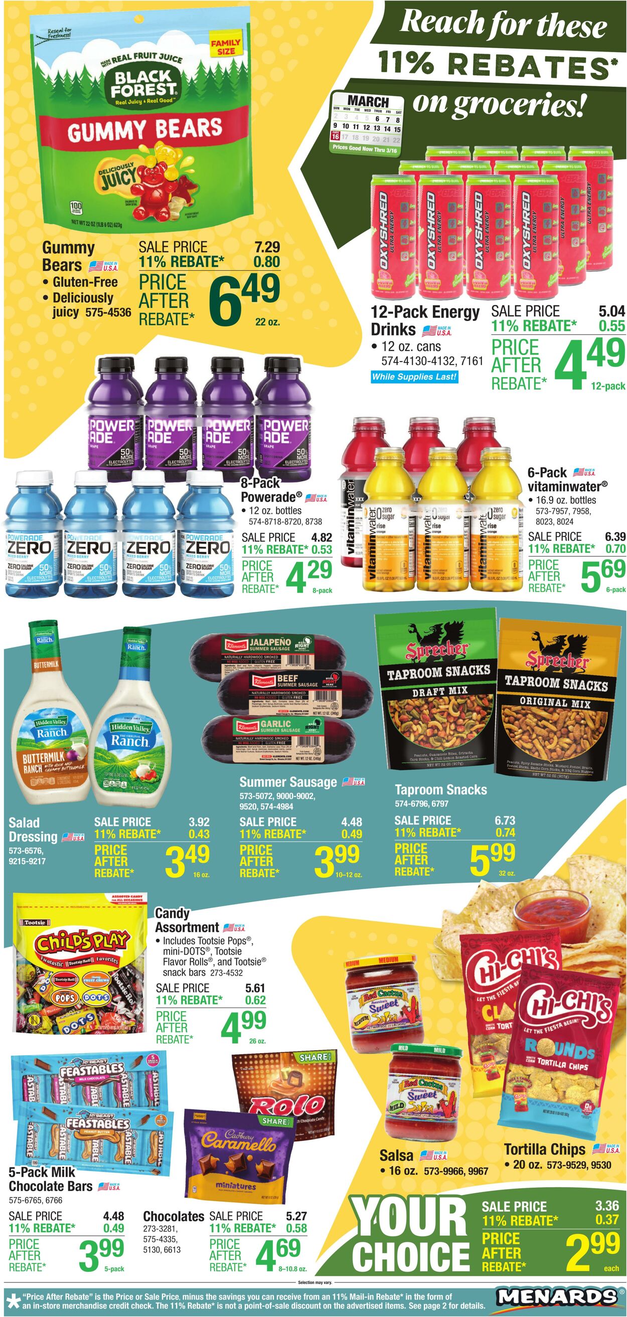 Menards Promotional weekly ads