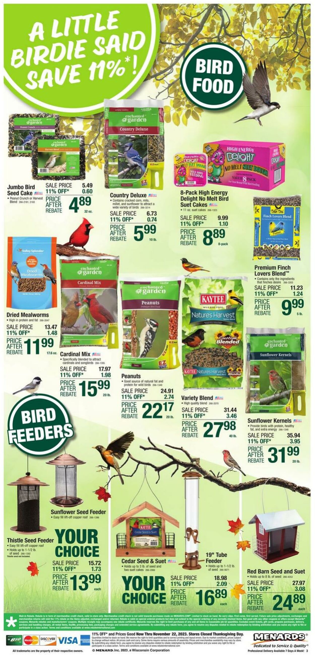 Weekly ad Menards 11/09/2023 - 11/22/2023