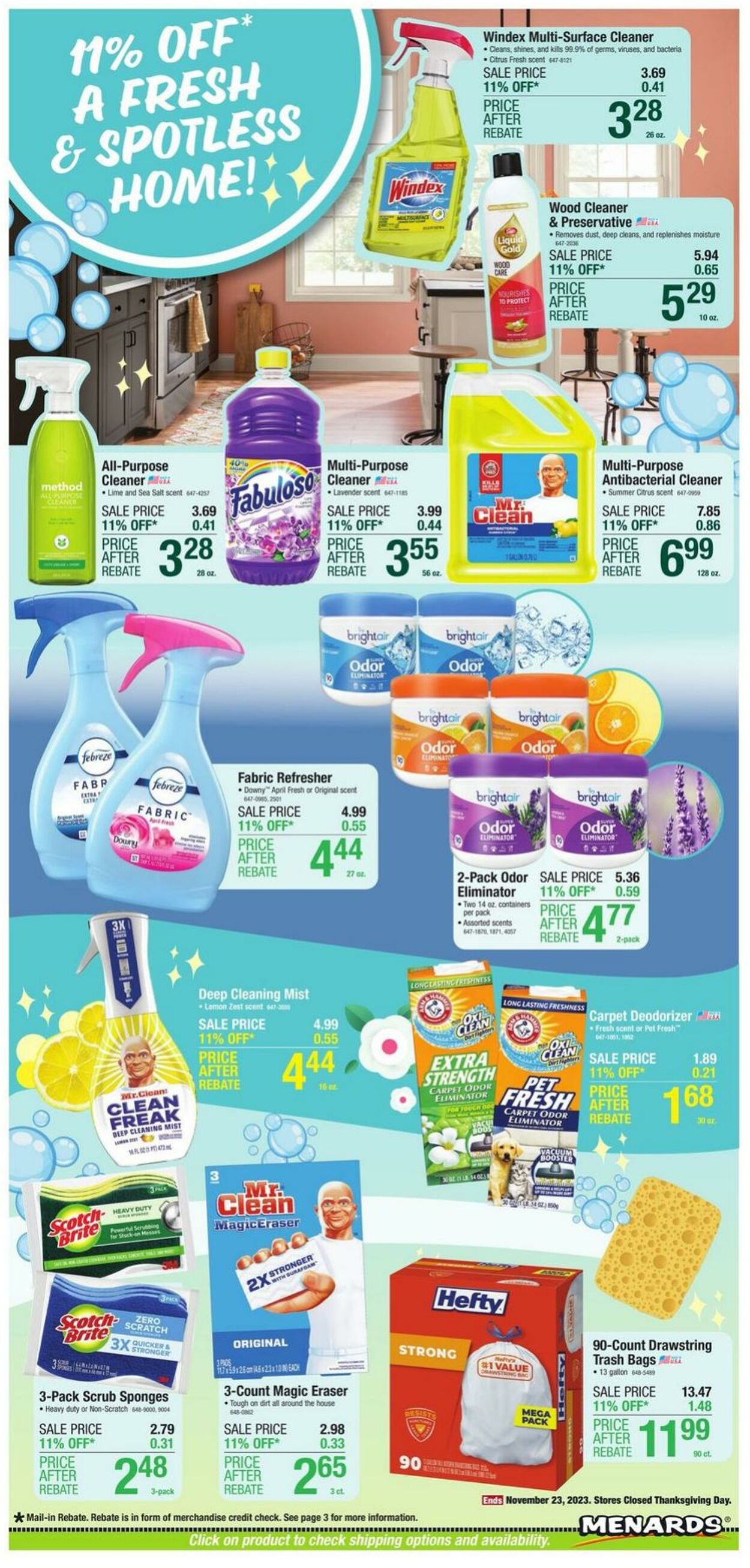 Weekly ad Menards 11/09/2023 - 11/22/2023