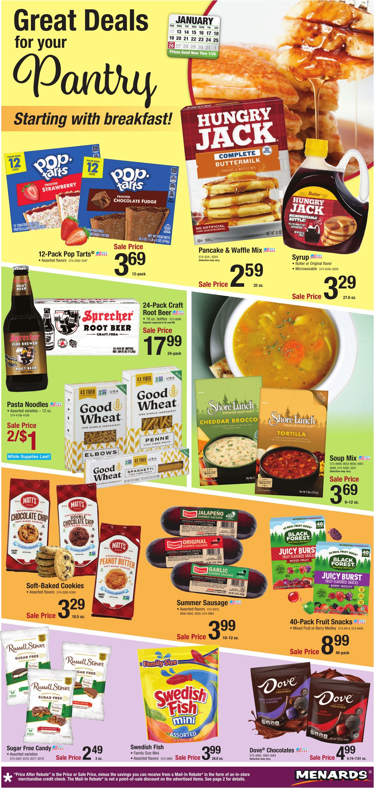 Weekly ad Menards 01/13/2025 - 01/26/2025