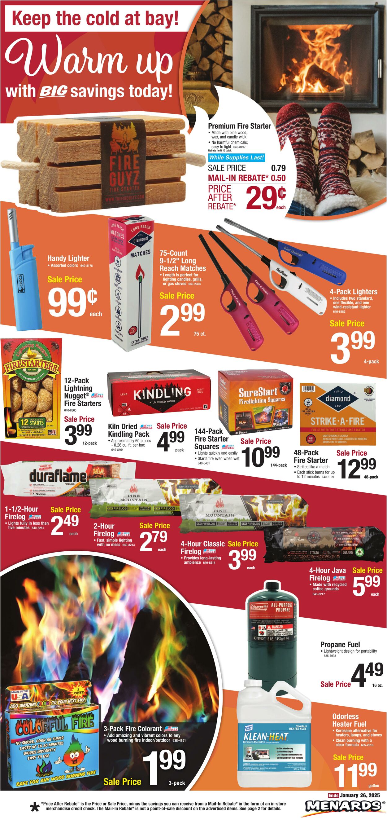 Weekly ad Menards 01/13/2025 - 01/26/2025