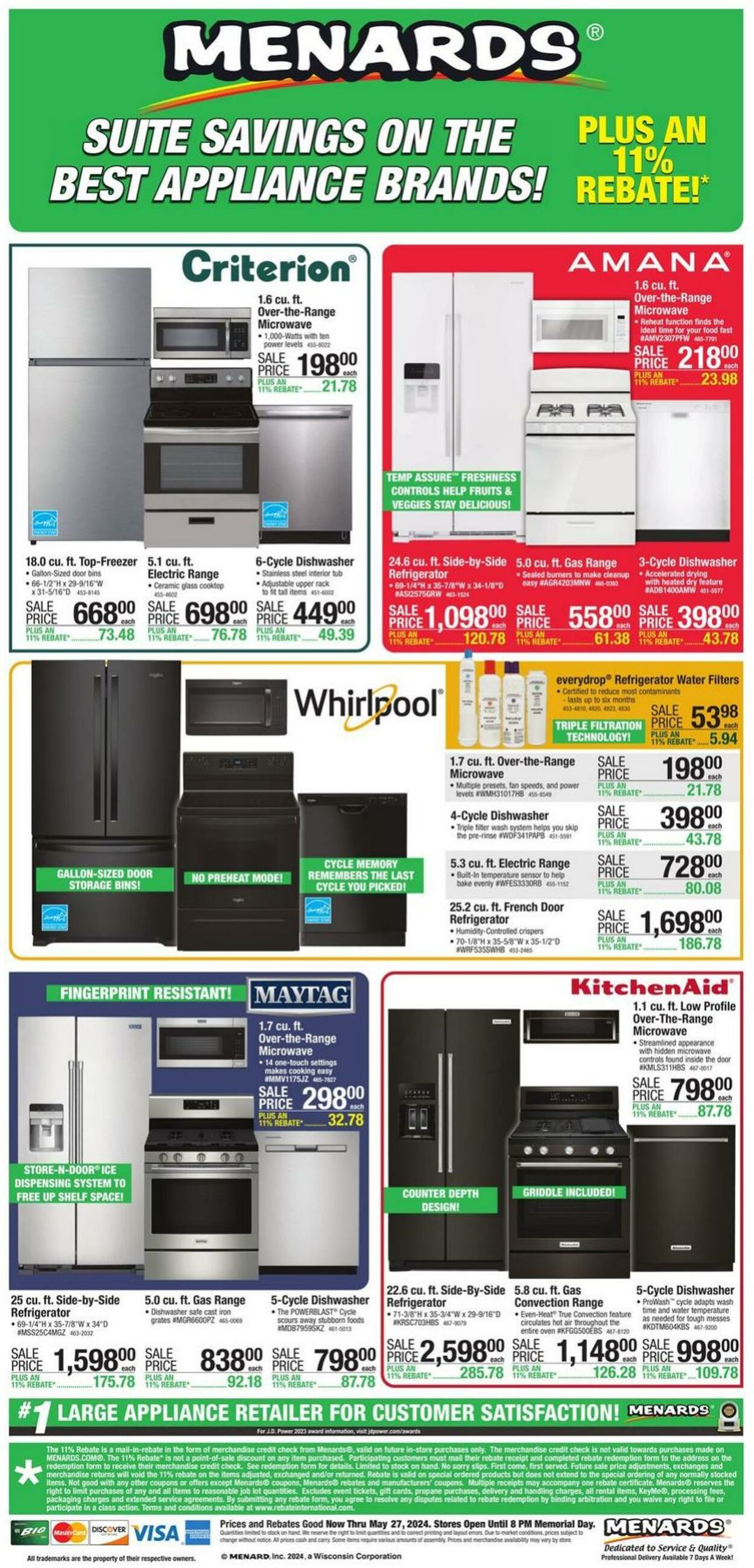 Weekly ad Menards 05/16/2024 - 05/27/2024