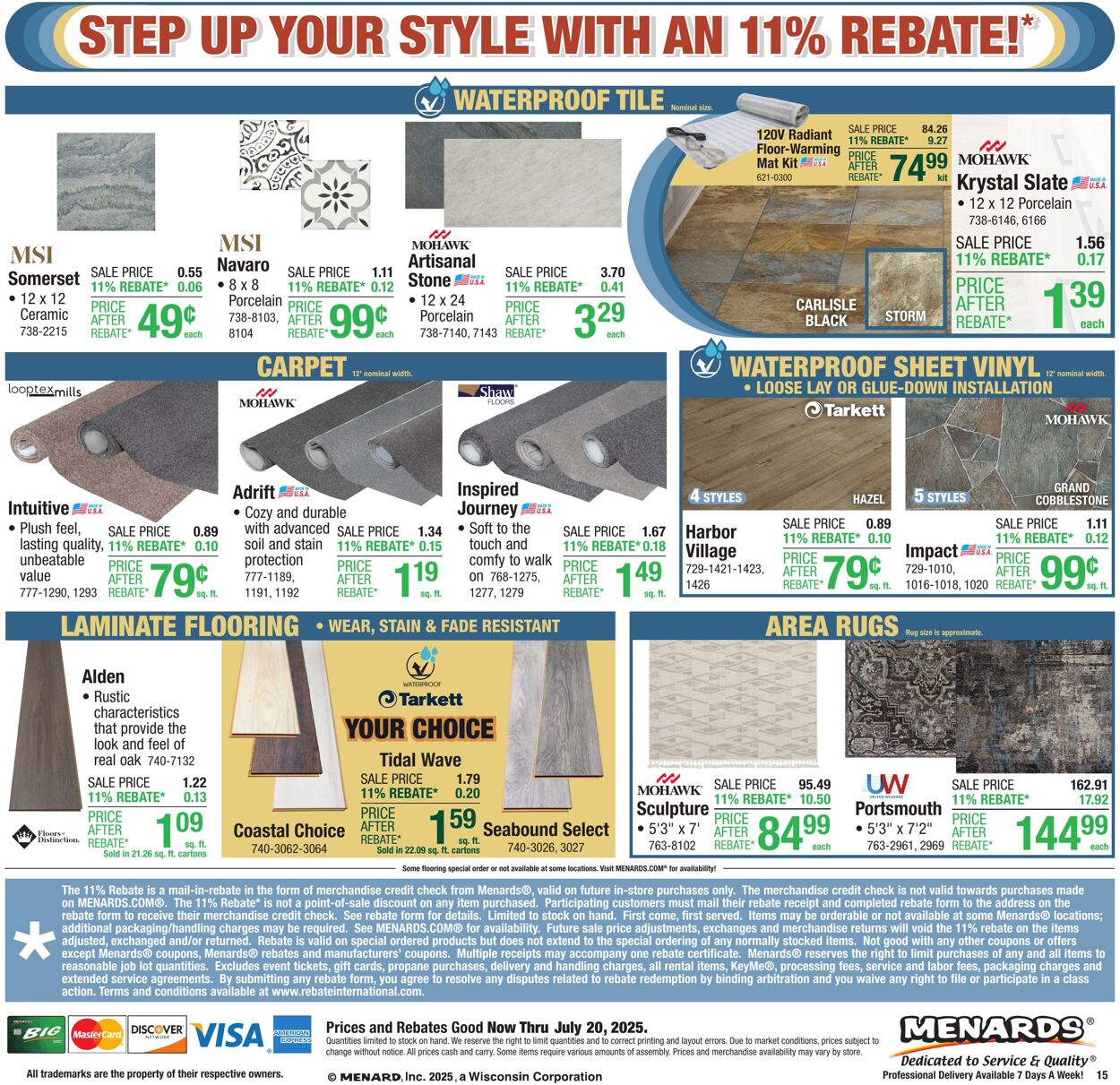 Weekly ad Menards 07/09/2025 - 07/20/2025