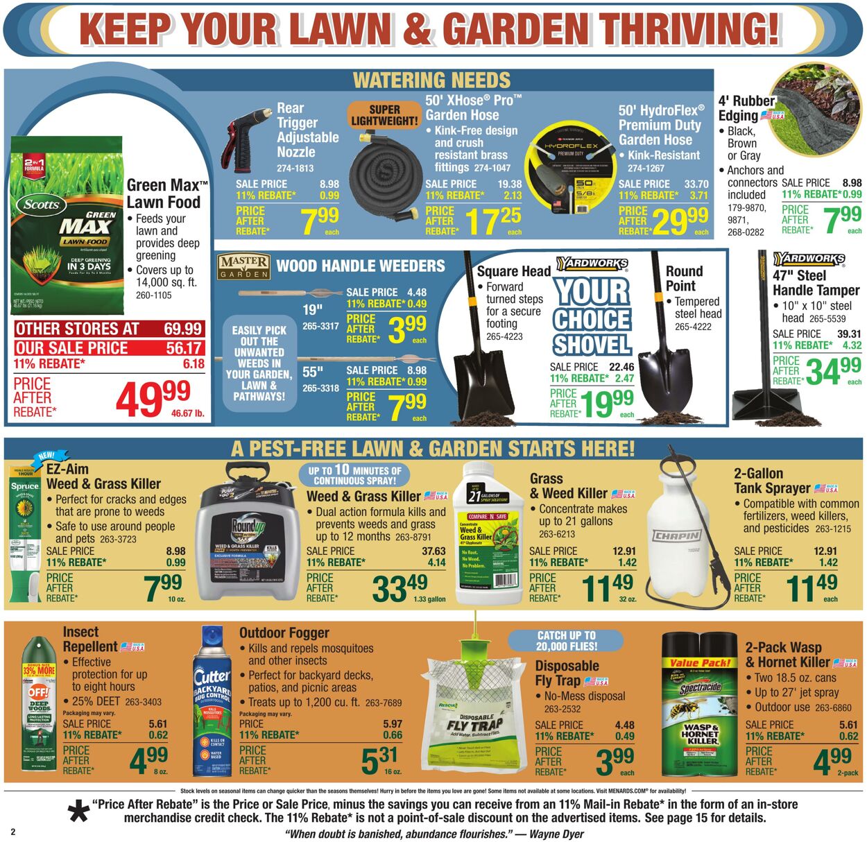 Weekly ad Menards 07/09/2025 - 07/20/2025